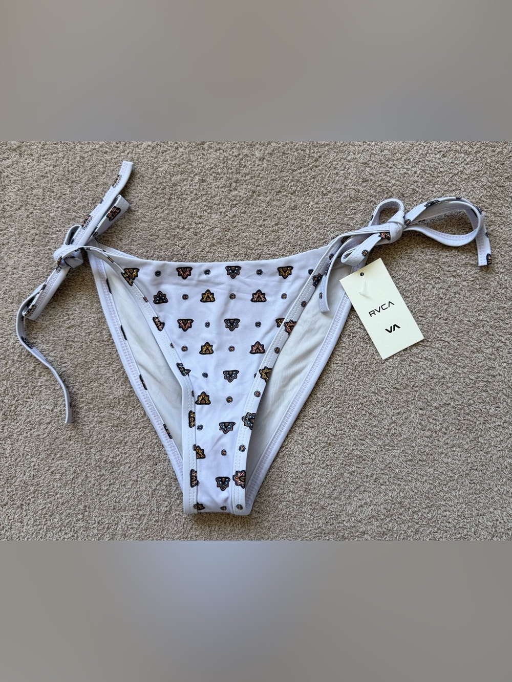 RVCA - Foulard French Bikini Swim Bottoms - LAVENDER
